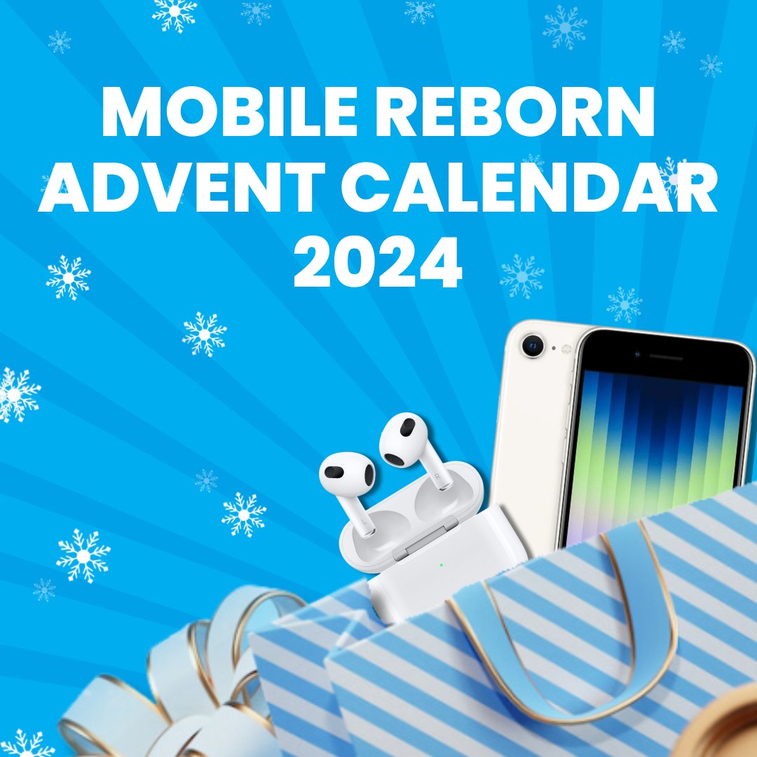Unlock daily deals with our advent calendar! ❄️

Grab a new deal everyday in the lead up to Christmas using the link below! ⬇️

mobilereborn.co.uk/pages/advent-c…

Grab them whilst you can! 💙

#SmallBusiness #AdventCalendar #christmasdeals