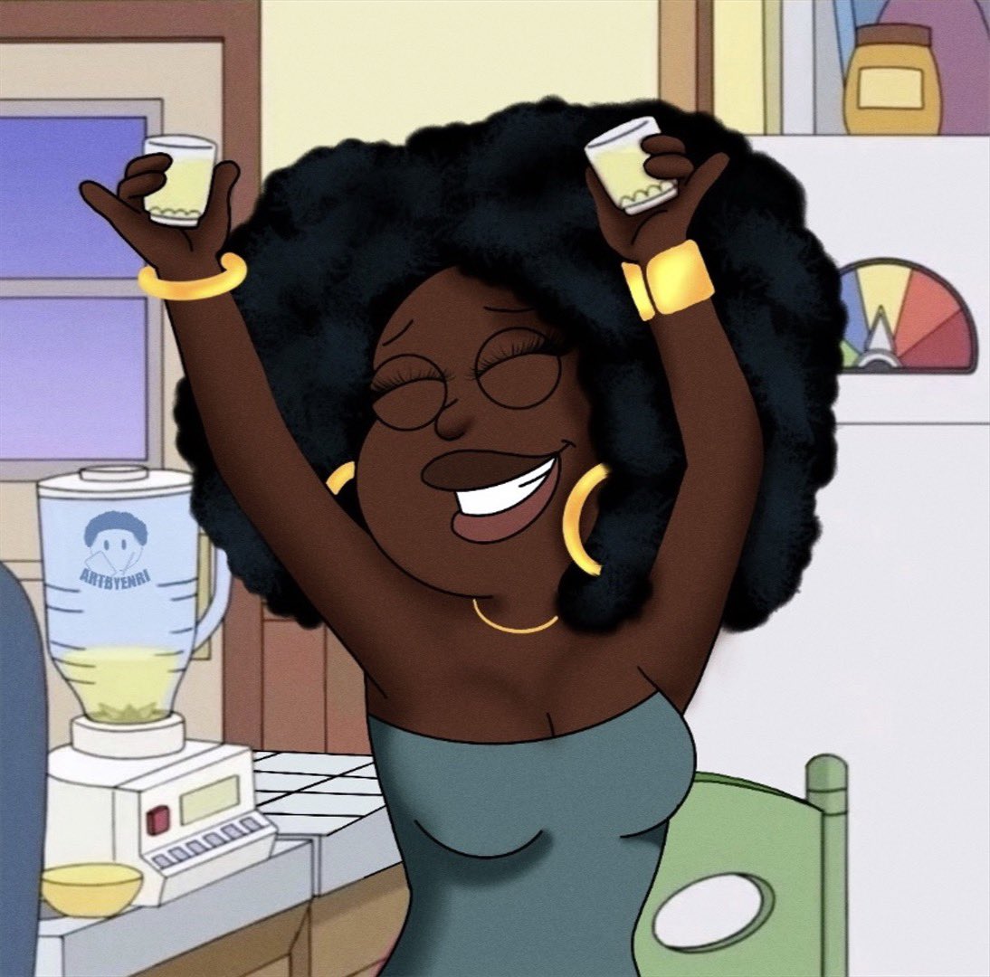 artbyenrii's tweet image. As promised, heres one with Locs and one with a Fro ✊🏽