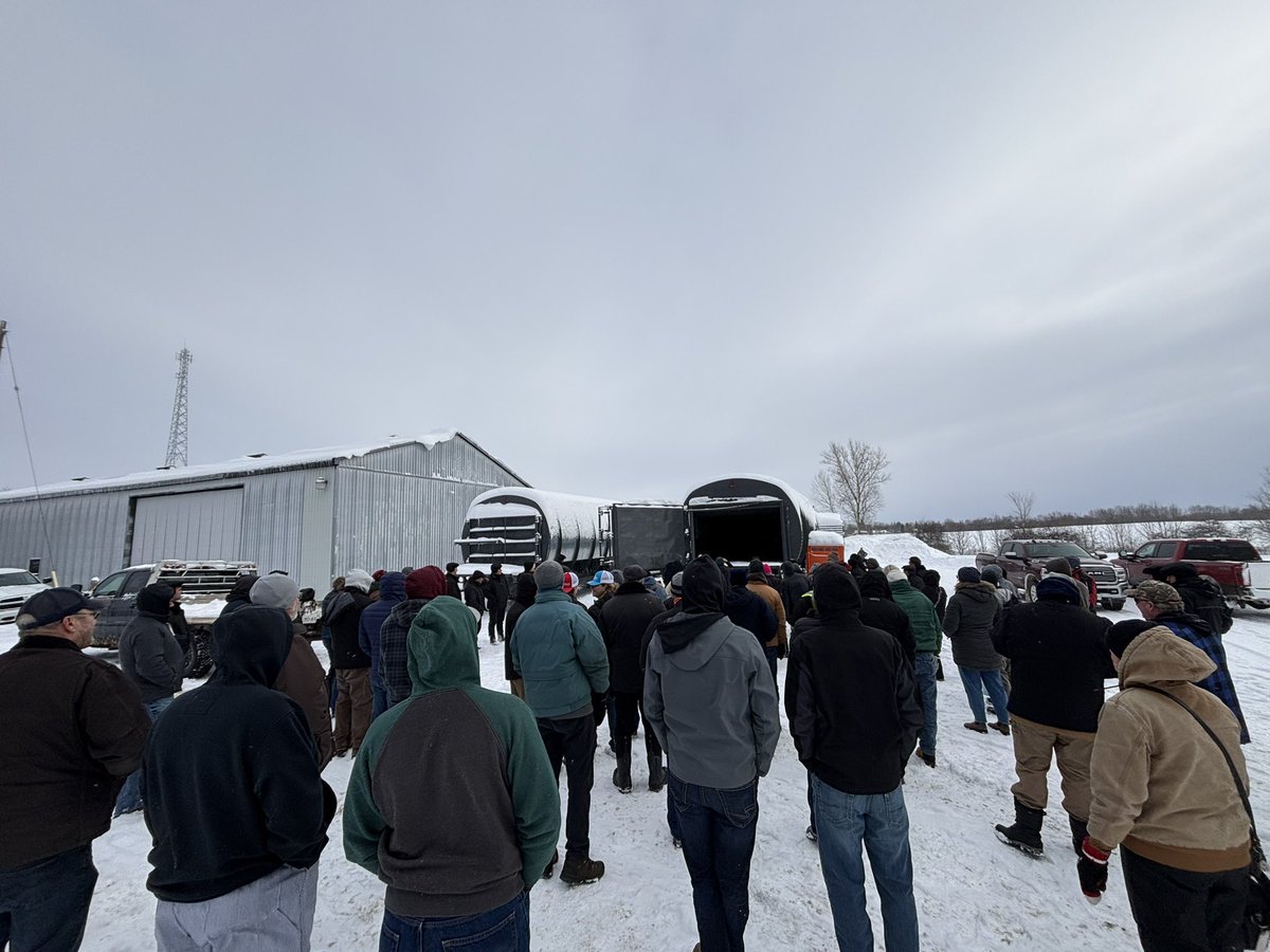 CFGA_ACPF's tweet photo. For stop #1 of the Forage Focus tour, we’re at @marcrestmfg to visit the hay dryers and check out this innovative hay storage facility.
@ForageCouncil
#ACPF24
#CFGA24 https://t.co/C4UjpZRCDP