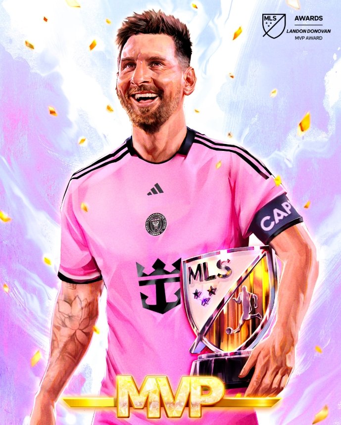 SMsumon963's tweet photo. 20 goals and 10 assists in 19 games! OFFICIAL: Messi wins MLS MVP Award for 2024 https://t.co/9ZKBgooKMI