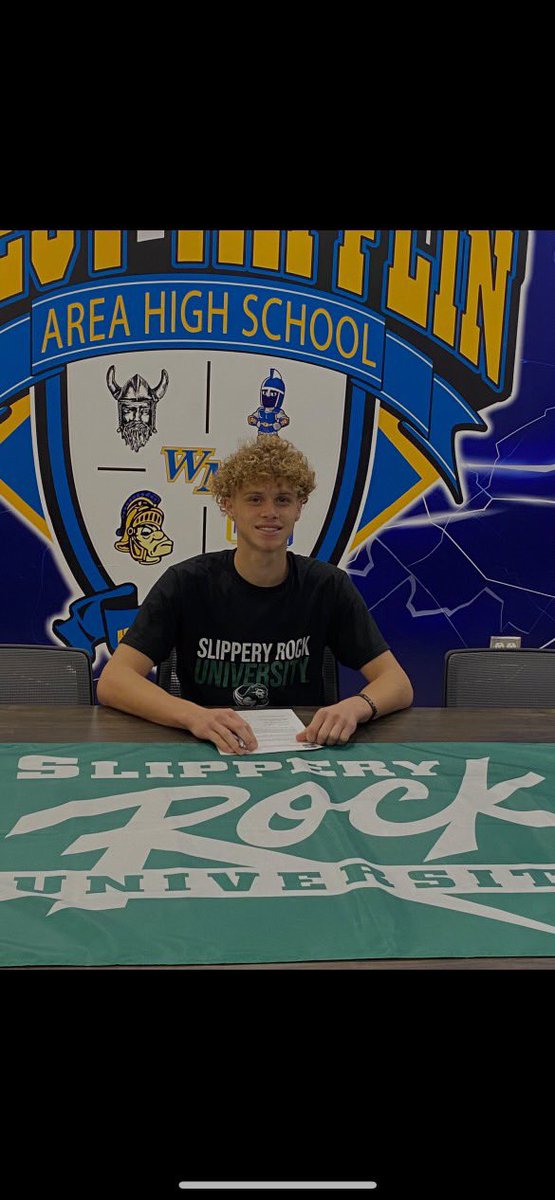 westpasports's tweet photo. Austin Kurta is off to join The Rock next school year as a member of the track and field program. The West Mifflin Area senior already has six WPIAL medals to his credit.

Learn why he chose SRU and his future goals ⬇️🪨🏃🏽‍♂️

📸: Kei Lyn x @WestMifflinArea

https://t.co/Xj2iZjYzYI https://t.co/2Ev2YaU2F6