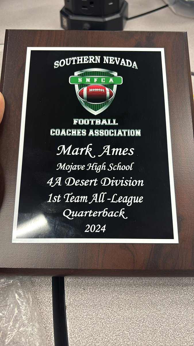 Very blessed and thankful to receive 1st team all- league quarterback🙌🏾 <a href="/Mojavefootball1/">Mojave Rattler Football</a> <a href="/coach_pacheco/">Coach Wes Pacheco</a> <a href="/ray_mulitalo/">Raymond Mulitalo</a> <a href="/Spike4DeuceRoss/">Coach Rossi</a> <a href="/CoachMoevao_3/">Lyle Moevao ™</a> <a href="/WSUCougarFB/">Washington State Football</a> #AGTG✝️