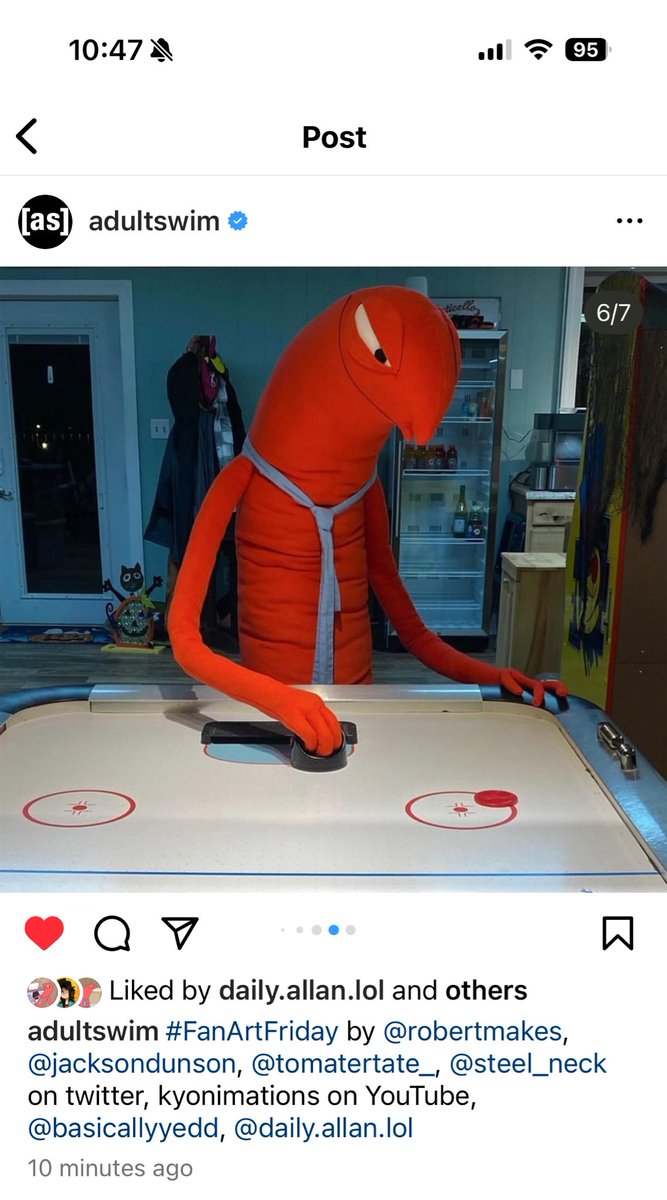basicallyedd's tweet photo. I MADE IT ONTO ADULT SWIM’S POST https://t.co/JPFLlIG3zp