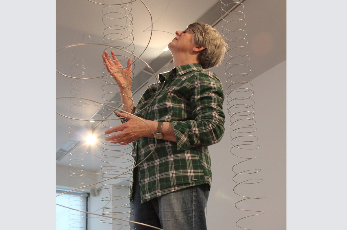 Marie Hanlon (@mariehanlon2) on Twitter photo Thank you to Anna Murray and CMC for inviting me to partake in the Sparky Conversation series on collaboration. Delighted to do this session with Rhona Clarke today, thank you also to all who tuned in. Photo; me installing a work at Solstice. <a href="/CMCIreland/">CMC Ireland</a> <a href="/fingalarts/">Fingal Arts</a> <a href="/Aosdana/">Aosdána</a> Thank you to Anna Murray and CMC for inviting me to partake in the Sparky Conversation series on collaboration. Delighted to do this session with Rhona Clarke today, thank you also to all who tuned in. Photo; me installing a work at Solstice. <a href="/CMCIreland/">CMC Ireland</a> <a href="/fingalarts/">Fingal Arts</a> <a href="/Aosdana/">Aosdána</a>