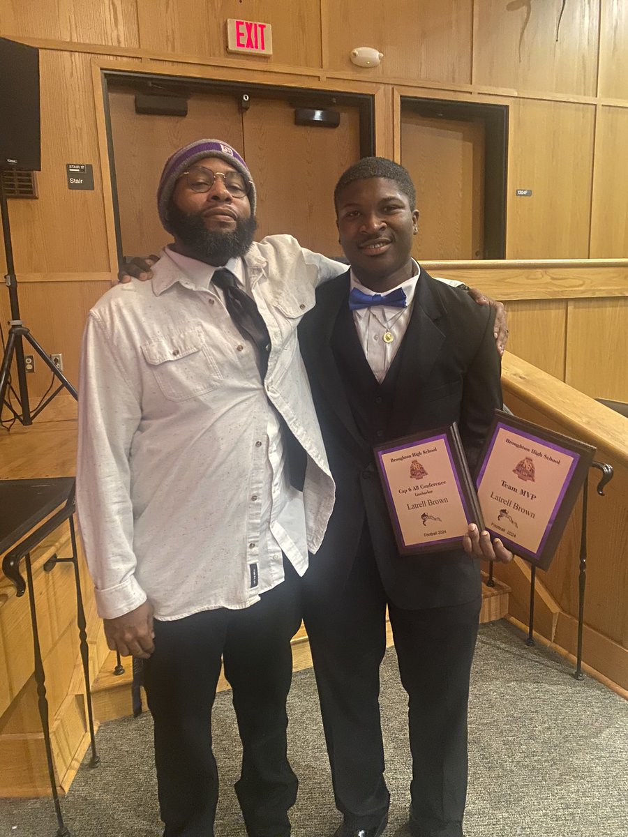 Last night I was blessed to receive
- Cap-6 all conference linebacker award - Team MVP.
And other achievements such as
- 4 year varsity starter 
- 3 Year leadership council Representative.