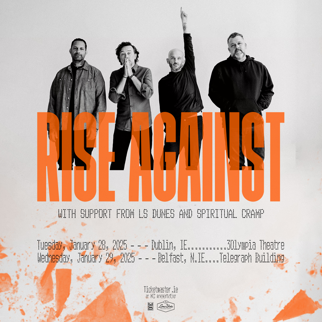 MCD Productions (@mcd_productions) on Twitter photo ⦠@RiseAgainst with now be joined by <a href="/Spiritual_Cramp/">Spiritual Cramp TV</a> as well as @LSDunes for their upcoming Dublin & Belfast shows this January
š« Book here ā bit.ly/Rise-Against-TM ⦠@RiseAgainst with now be joined by <a href="/Spiritual_Cramp/">Spiritual Cramp TV</a> as well as @LSDunes for their upcoming Dublin & Belfast shows this January
š« Book here ā bit.ly/Rise-Against-TM