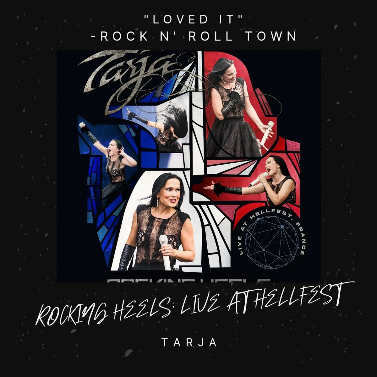 RockNRollTown's tweet photo. 🤘🏻 Tarja - Rocking Heels Live At Hellfest 💿
"𝐋𝐨𝐯𝐞𝐝 𝐈𝐭" - 𝑹𝒐𝒄𝒌 𝑵' 𝑹𝒐𝒍𝒍 𝑻𝒐𝒘𝒏
#RnRT #RockNRollTown #Towners #Tarja #RockingHeels #LiveAtHellfest #Album #Release #LovedIt #Review #TarjaFans #SymphonicMetal #Music #RockNews #MetalNews #AlbumReview #CDReview https://t.co/IpJbAlWopo