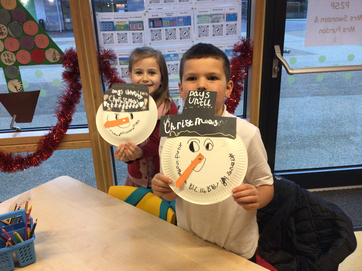 SchoolHillside1's tweet photo. P2SP have been making Snowmen Christmas Countdowns. How many days is it until Christmas now? #P2SP #art #Christmas https://t.co/KEIb1Uwr1l