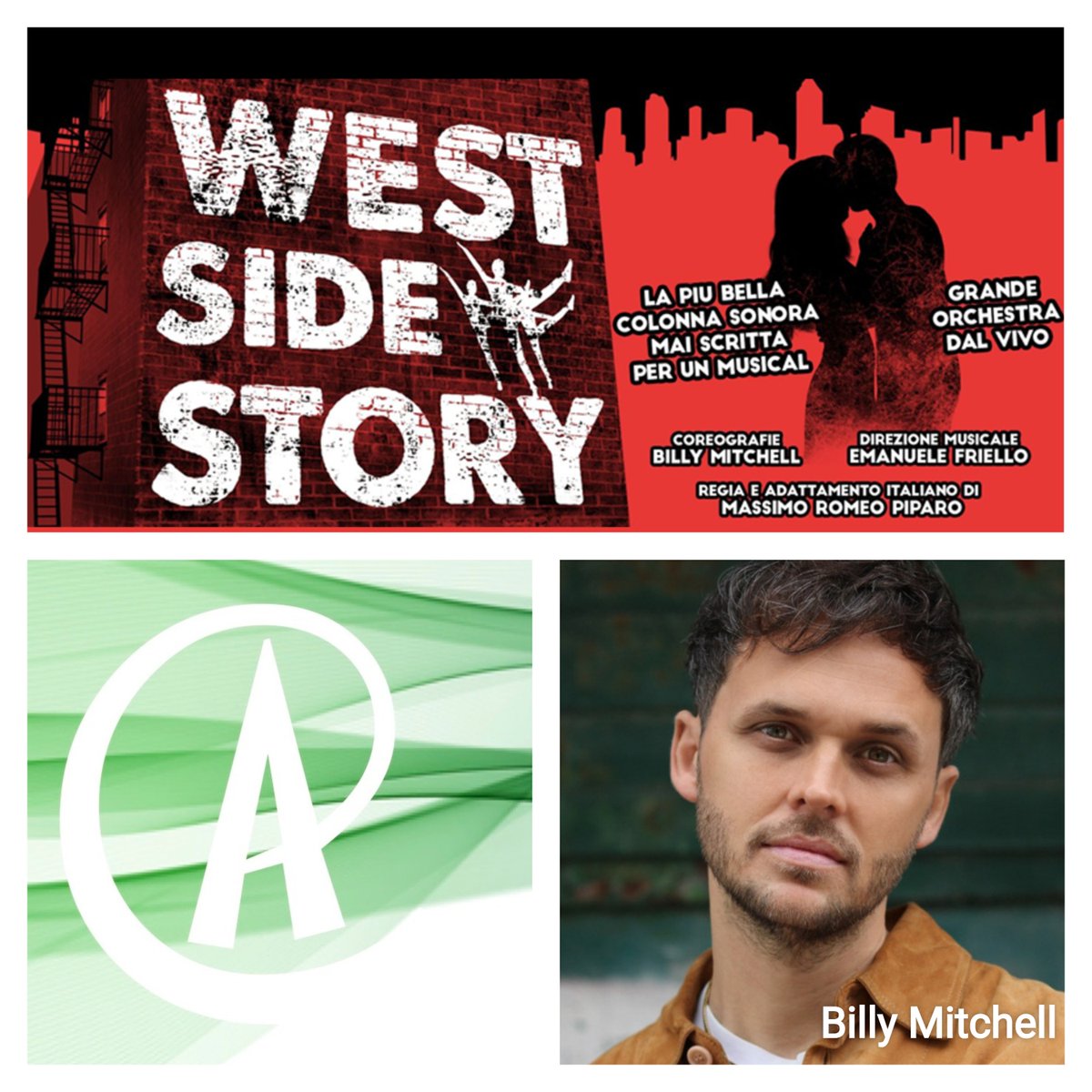 AccessLtd's tweet photo. Best wishes to @BilllyMitchell (Choreographer) for the opening of #WestSideStory @TeatroSistina this evening.

https://t.co/okx3cswosm https://t.co/e6sFPcMcAg