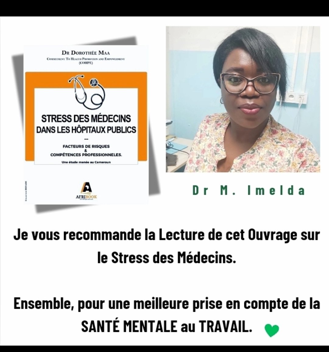 ImeldaMbock's tweet photo. Parce que les professionnels de santé sont des humains.
#VendrediProduction https://t.co/vWGgyVuYmZ