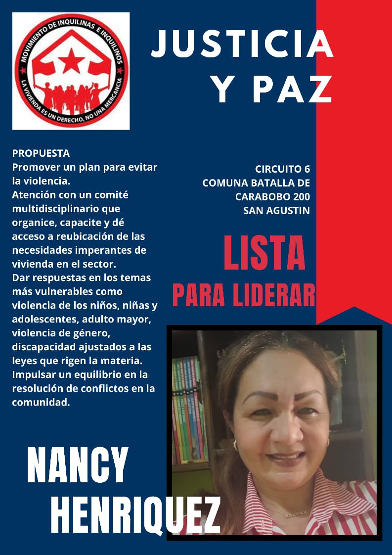 Nancy96167620's tweet photo. #ChavezVive. Movimiento De Inquilino Inquilina Parroquia San Agustin. En Nombre De Dios por Un Pueblo colmado de paz amor.❤️✊🏻✌🏻 https://t.co/QnmztO6Eco