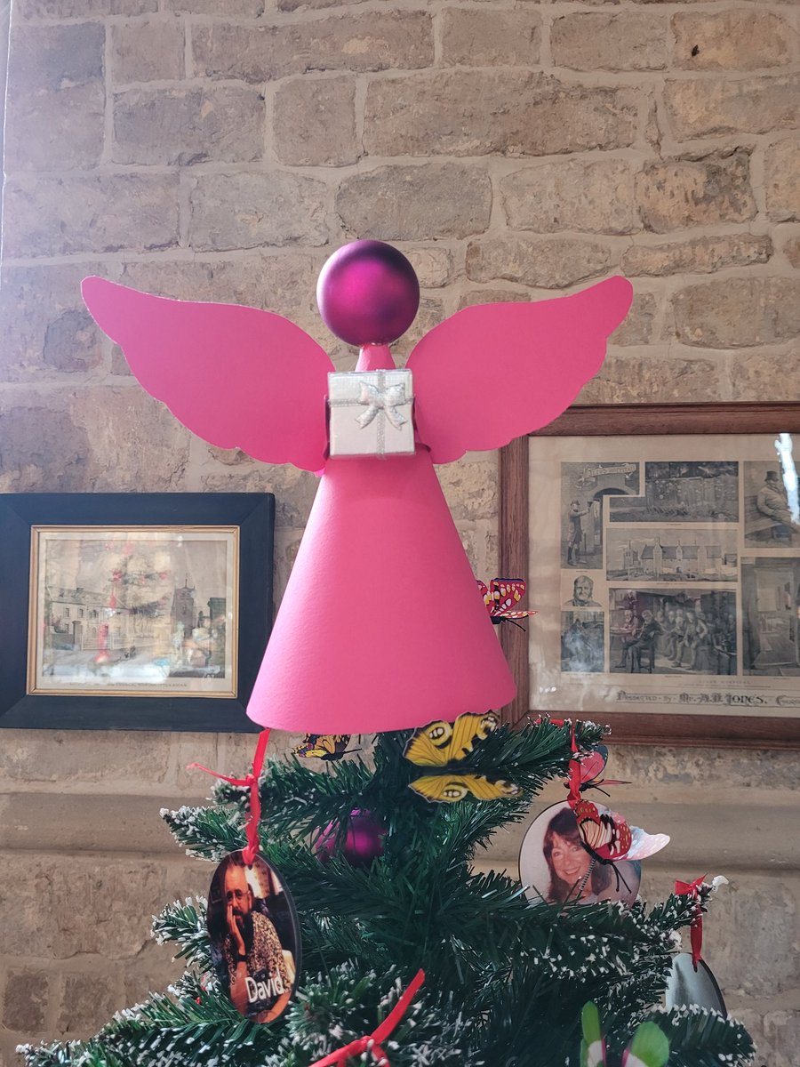 kathryncroker's tweet photo. It's the Christmas Tree Festival at Holy Trinity Church Rothwell, Northants &amp; @nicolalee17 &amp; I from @KettGeneral Organ &amp; Tissue Donation Committee have created the 'Tree of Life', remembering those who've given the #GiftOfLife &amp; to encourage people to talk about #OrganDonation 🩷 https://t.co/9i2aJhs3gr