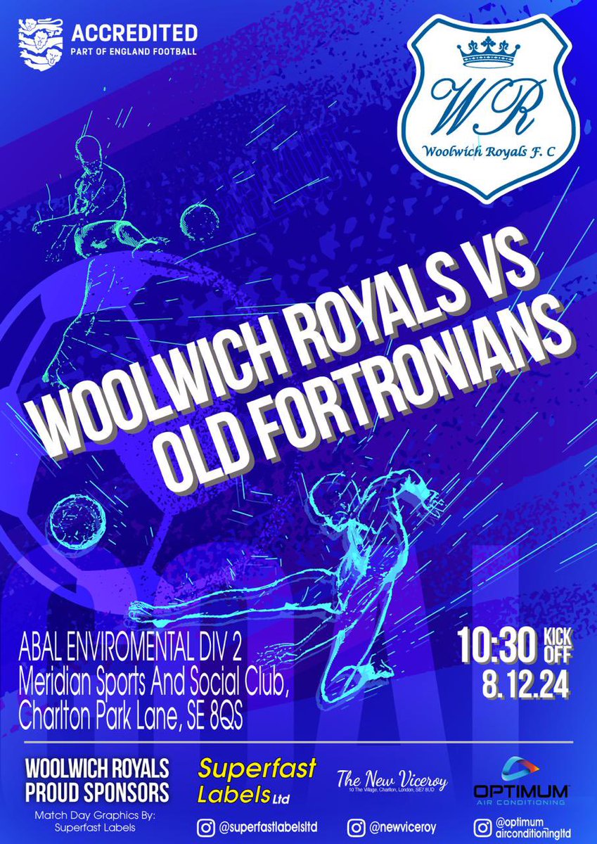 Woolwich Royals F.C. (@woolwichroyals) on Twitter photo 