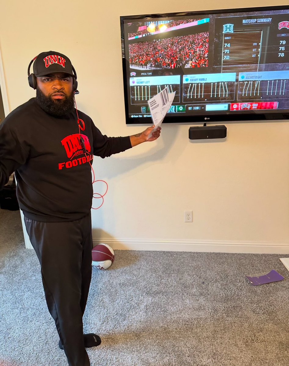 Game Day 😤🦍
<a href="/unlvfootball/">UNLV Football</a> vs <a href="/BroncoSportsFB/">Boise State Football</a> 
<a href="/MountainWest/">Mountain West</a> 🏆 7PM on FOX 📺
🗣️ To Be the MAN… You gotta BEAT The MAN ‼️- Rick Flair
If you a betting man.. DONT BET AGAINST US 🎰
BIG PLAYERS MAKE BIG PLAYS IN BIG GAMES 😤
Who’s Gonna Make the BIG PLAY?
Let’s GO VEGAS ‼️ If Ya