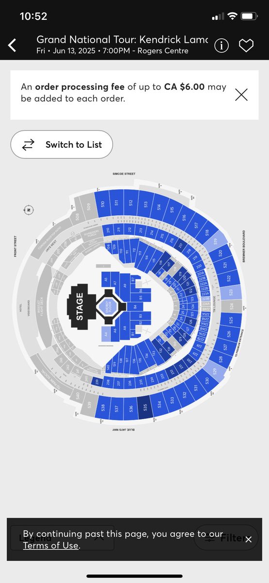 apr_1397's tweet photo. @Ticket_Help2022 The second show for Toronto looks like this rn after an hour into the sale … im surprised they added a second show when they havent sold out the first one https://t.co/32CtAl7KyY
