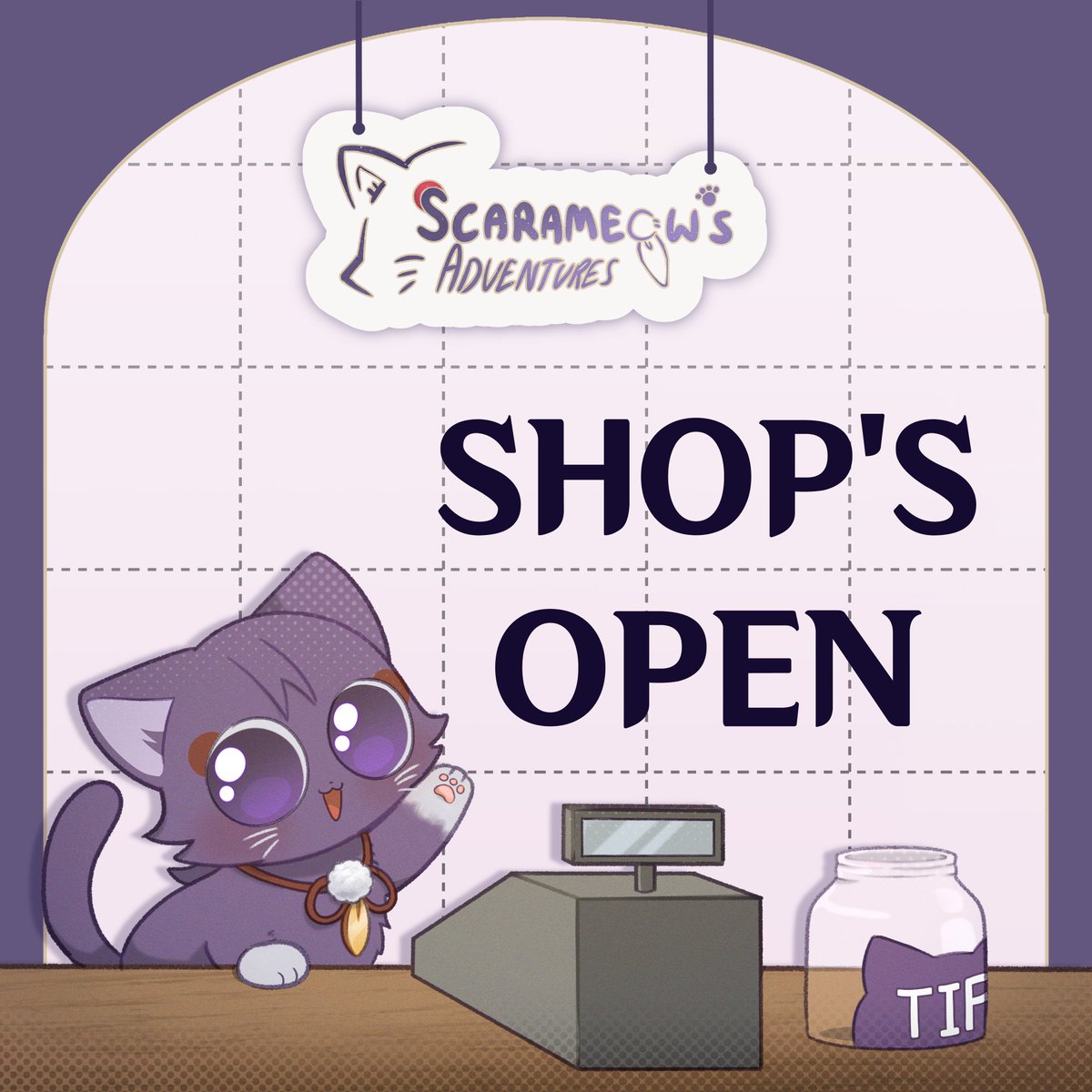 scarameowsadven's tweet image. It's the day you've all been waiting for! To also commemorate wanderer's first banner, Scarameow's shop is meow open from December 7th 2024 to January 3rd 2025 (GMT+8)!

🔗: ko-fi.com/scarameowsadven

Items are listed in the thread below!!🧵

#GenshinImpact #scaramouche #scarameow