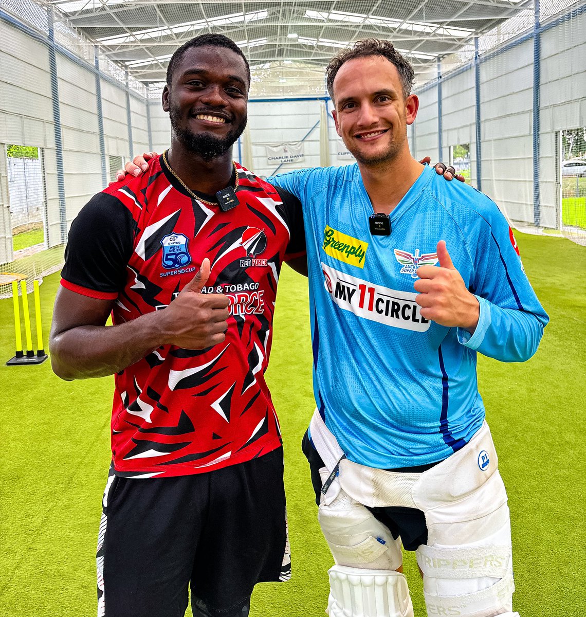 This Weekend… I Took On West Indies FAST BOWLER Jayden Seales To See How Long A VILLAGE Cricketer Can Survive

<a href="/jayden_seales/">Jayden Seales</a> 

Video is out at 4pm on Sunday &amp; it’s one of the BEST content pieces I’ve ever made!! 🇹🇹 

#cricket