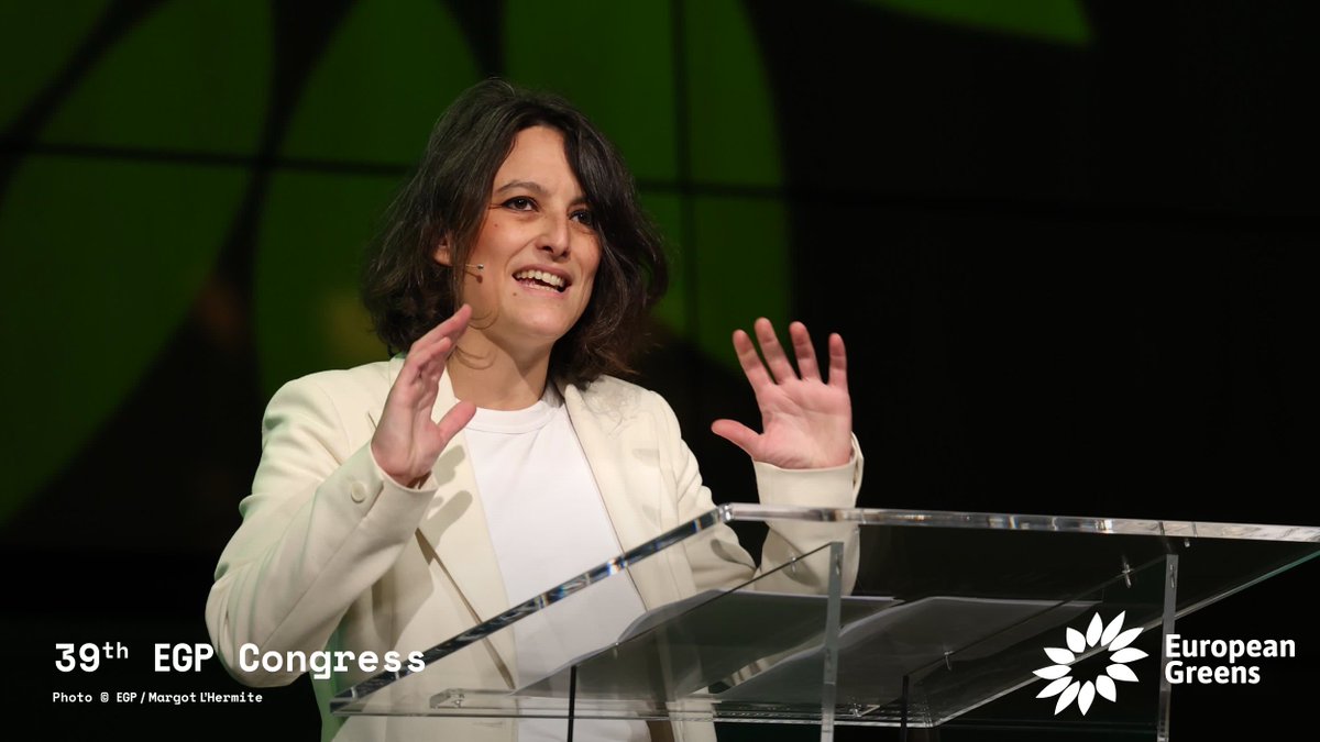 “The backlash against us is not a sign of failure, it is founded in our victories.
That is why it’s no time for resignation. 
On the opposite, it’s time for renewed determination.”

💚 @melanie_vogel_ in her last address as our co-chair.

#EGPCongress2024