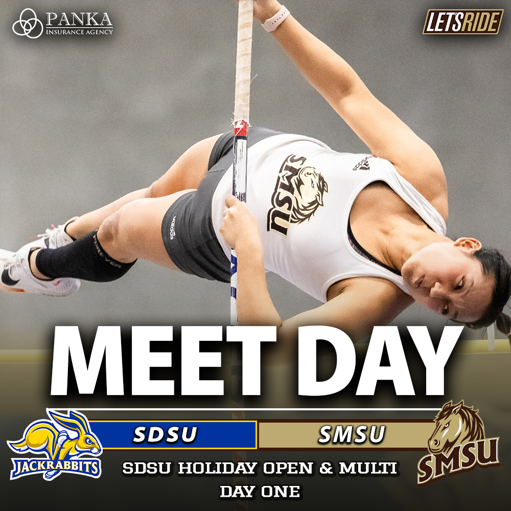 The Mustang indoor track &amp; field teams open the season today in Brookings at the SDSU Holiday Open &amp; Multi. Good luck SMSU! #LetsRide
📊 bit.ly/3D6jYWg