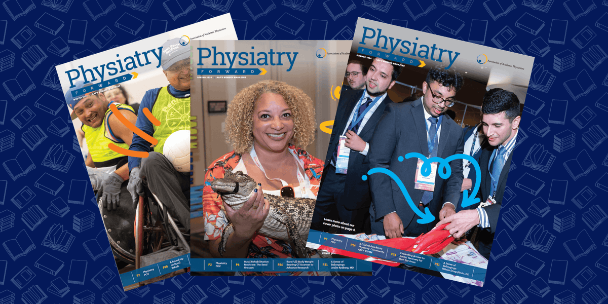 AAPhysiatrists's tweet photo. We're now accepting content for Physiatry Forward, our quarterly member news w/ a theme of Diversity &amp; Inclusion.

Diversity is one of our greatest strengths, and we'd love to hear your stories &amp; initiatives that propel #physiatry forward.

Submit now: https://t.co/AD3vXoLAvJ https://t.co/5CMZNWCCFN