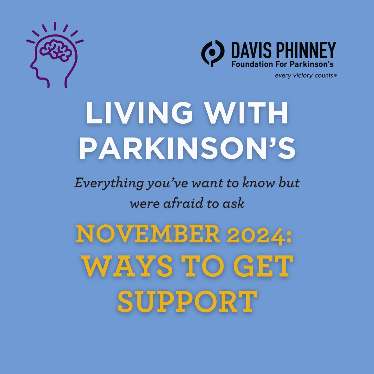 Davis Phinney FND (@davisphinneyfnd) on Twitter photo Just released! Happy Friday! In this month’s Living with Parkinson’s Meetup, panelists share how they build and maintain support while navigating relationships with family, friends, and the Parkinson’s community.
📺 Watch now: bit.ly/3BgvaPk Just released! Happy Friday! In this month’s Living with Parkinson’s Meetup, panelists share how they build and maintain support while navigating relationships with family, friends, and the Parkinson’s community.
📺 Watch now: bit.ly/3BgvaPk