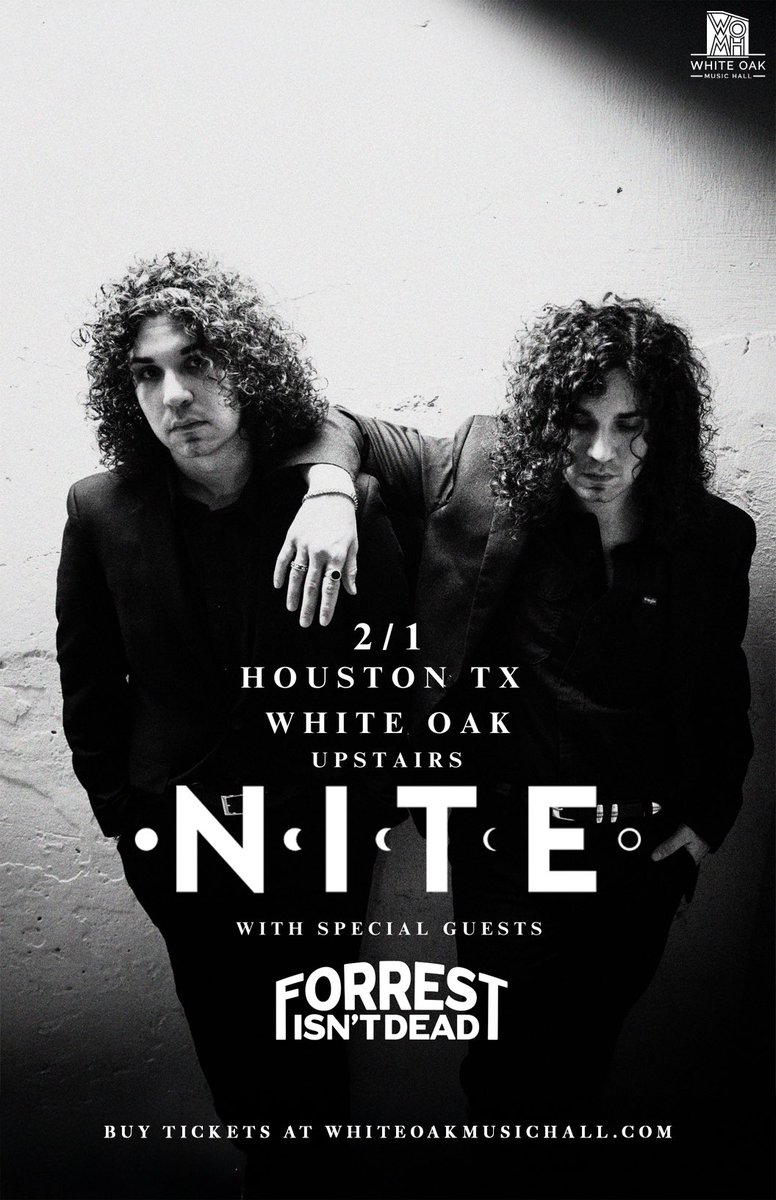 We couldn’t be more excited to announce our return to Houston, TX! 

🌹 Join us on 2/1/2025 at @whiteoakmh with our friends @forrestisntdead 

More shows to be announced soon

Ticket link: ticketmaster.com/event/3A006182…