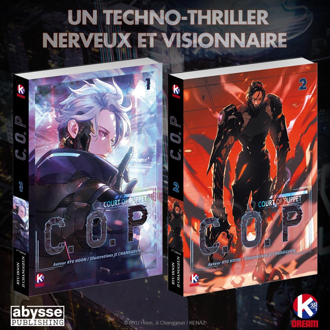 Mordus de fictions graphiques, on a du lourd 🚨
⚔️ Barbarian Quest: Ulrich, guerrier badass, dans une aventure épique !
🤖 C.O.P: polar futuriste entre Blade Runner &amp; Ghost in the Shell !
📚 Dispos en librairies &amp; sur ABYstyle.com
#BarbarianQuest #COP #Webtoon