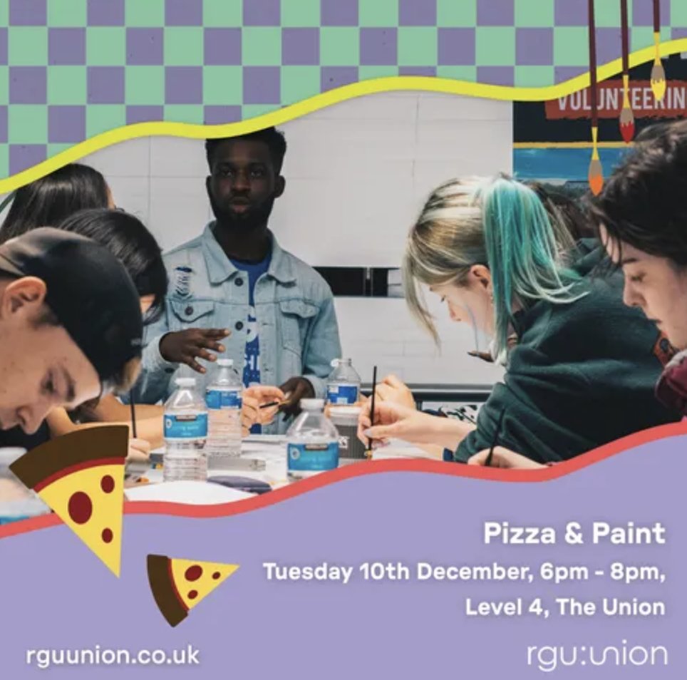Pizza &amp; Paint is back on Tuesday 10th December! 🍕🎨

Unleash your inner artist and join us for an evening of creativity and relaxation at our monthly Pizza &amp; Paint night.

Book your FREE ticket on our website: loom.ly/DL3Vdew