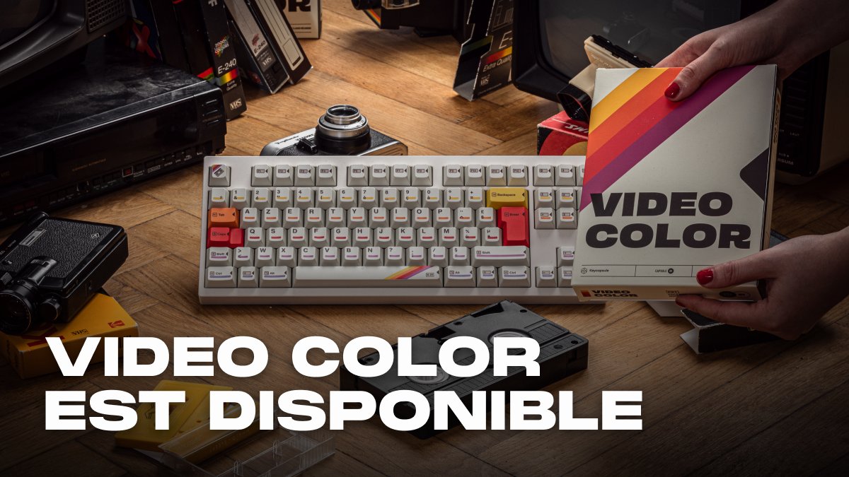 Le shop de Keycapsule est ouvert, la capsule Video Color est enfin dispo avec ses keycaps rétro !❤️

Attention, elle est limitée à 200 exemplaires !

Découvre tous les détails, le prix et commande ta capsule dès maintenant sur notre site : keycapsule.shop