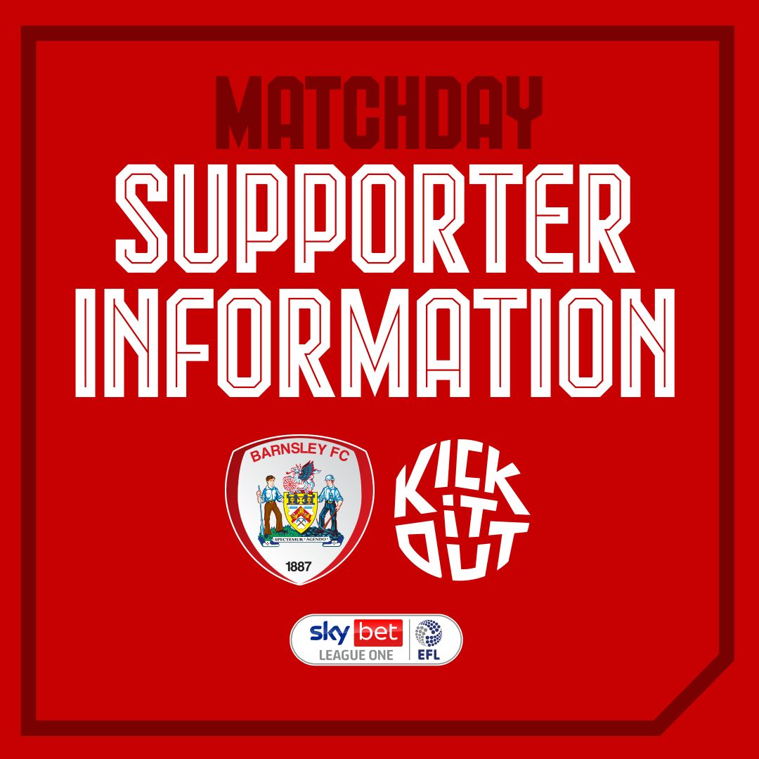 BarnsleyFC's tweet photo. Important information for all supporters attending Oakwell today ⤵️

@BCFC