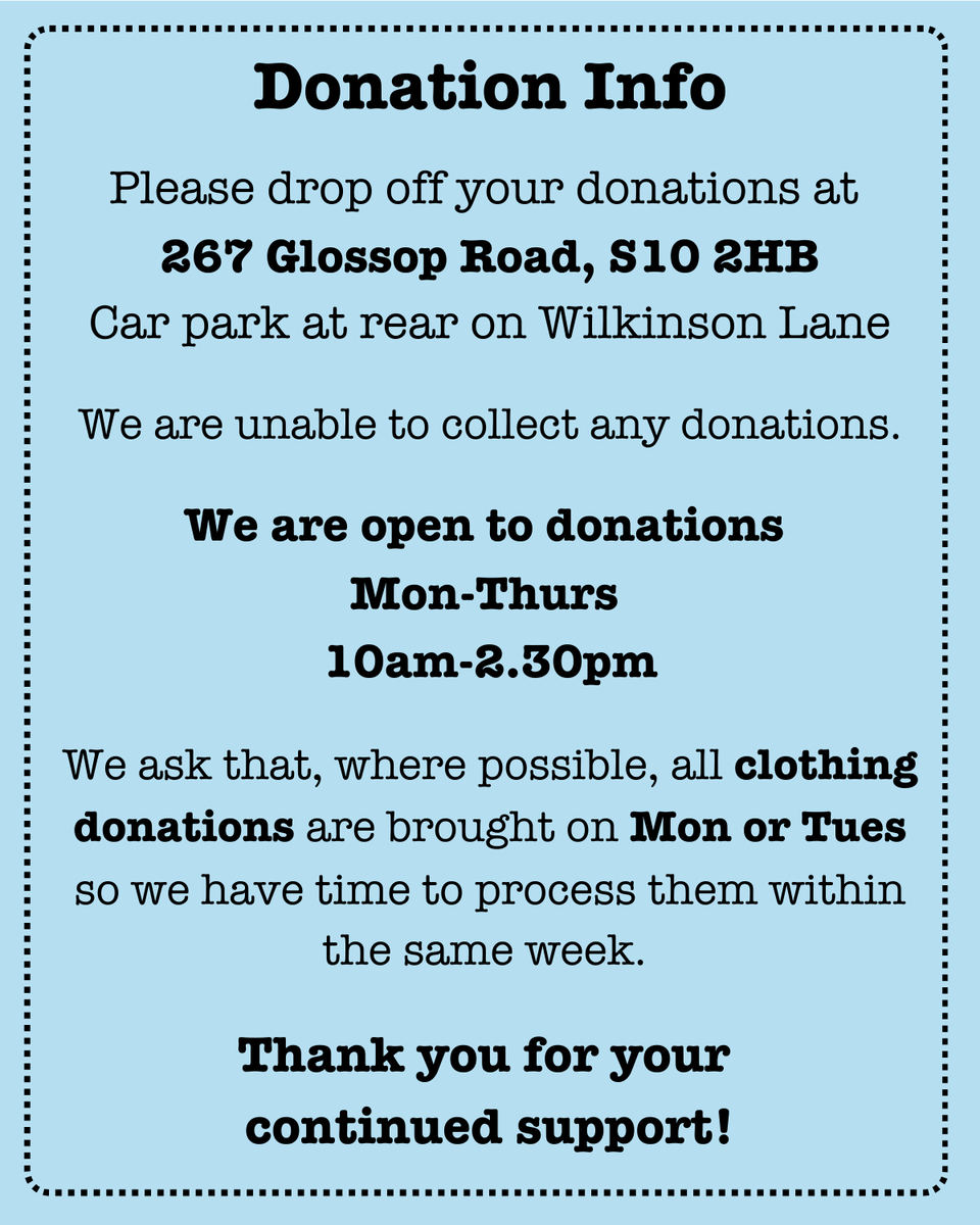 We have no size 14 maternity clothing at the moment if you have any to donate.

#donations #supportinglocalcharities #supportingfamilies #thankyou #generosity