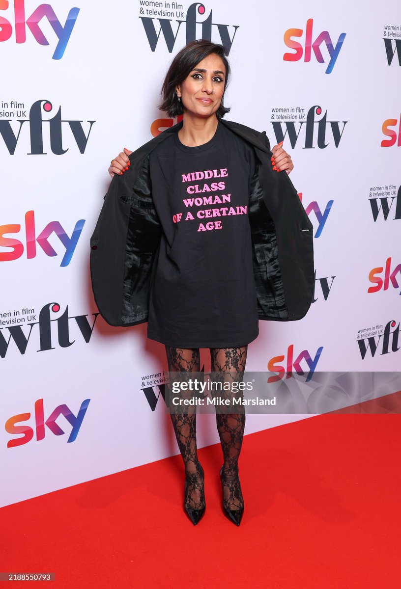 Anita Rani attends the Sky Women In Film And Television Awards 2024 at the Hilton Park Lane on December 06, 2024 in London, England. (2024)