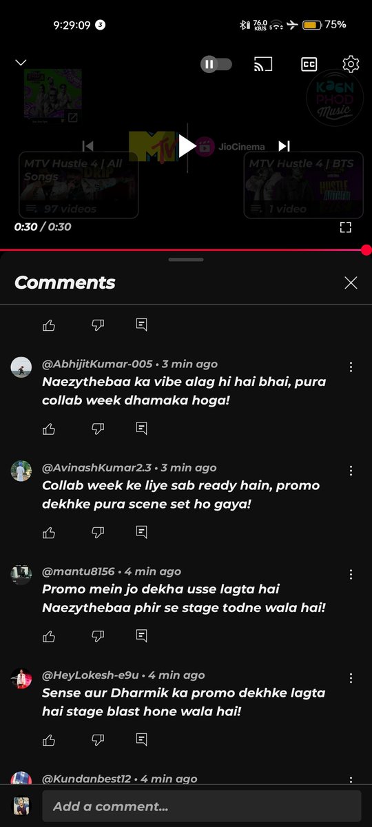 imaniketstyles_'s tweet photo. Phli bar dekha YouTube comments me bhi BOTS lagwa diye 😂😅

Bhai @cariappa_rohan kadipatta ne bure din dikhwa diye @mtvhustle ko 

Kal show toh koi dekhne nahi wala promo pe fake bots comments dalwa rhein hai 🤣😂
#MTVHustle #rohancariappa 

BOTS HO GAY-LE CAUGHT MTV HUSTLE L🤡 https://t.co/UKfZn27X6U