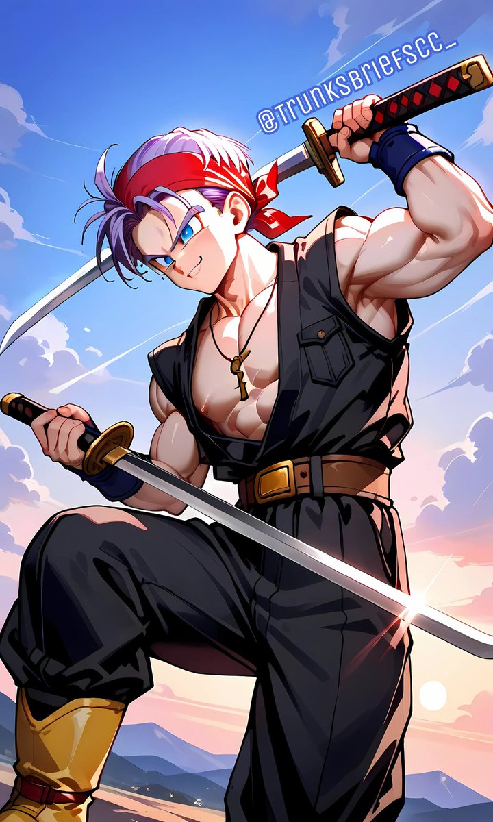 TrunksBriefsCC_'s tweet photo. ¿Qué tal una ⚔️ más para un combate?
Esta ropa es la combinación de un gi con mi estilo moderno. 

#Trunks #TrunksCriefsCC #DragonBallZ https://t.co/nM7Qu9SYA2