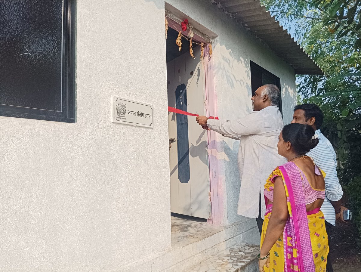 KarunyaTrust's tweet photo. Under Karunya Trust's Nivas project, 8 tribal families embraced the joy of a new beginning as their dream of a safe and dignified home came true today! 
For these families, a house is not just a structure—it is the foundation of security, dignity, and a brighter future. https://t.co/L2gDAZ7B12