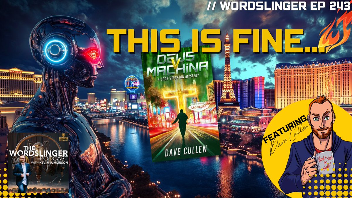 wordslingerpod's tweet photo. This episode of the Wordslinger Podcast features my new friend—YouTuber, Film Critic, and now NOVELIST—Dave Cullen (The Dave Cullen Show). Don't miss this one!

It's already happening...
Wordslinger ep 243
https://t.co/qXlXJbH7dz

via @kevintumlinson https://t.co/EDFHRWUabj