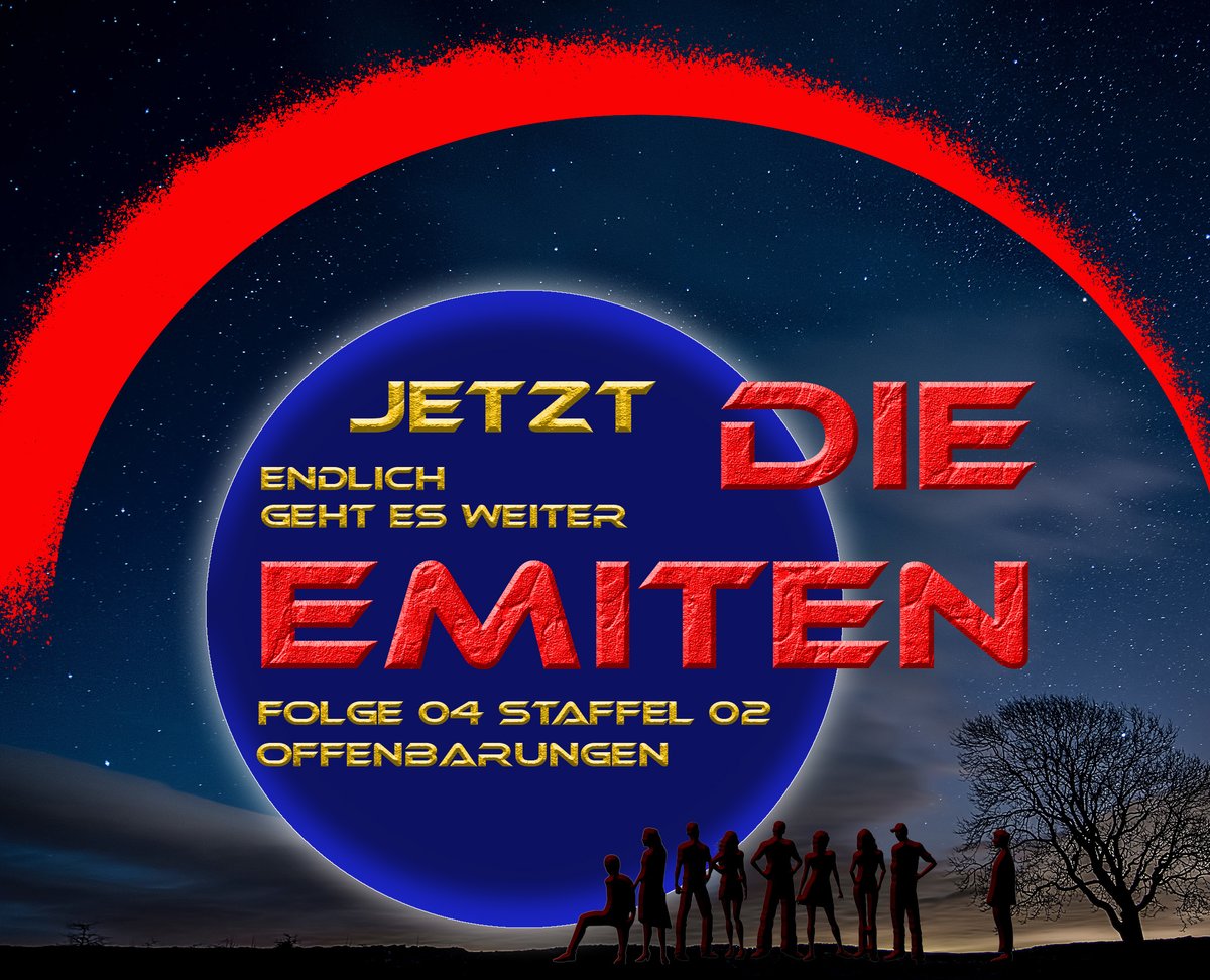Die neue Folge ist da. 
Hört euch an wie dramatisch die Geschichte weiter geht. 
Link zur Folge: die-emiten.podigee.io/15-neue-episode
#hoerspiel #sciencefiction
