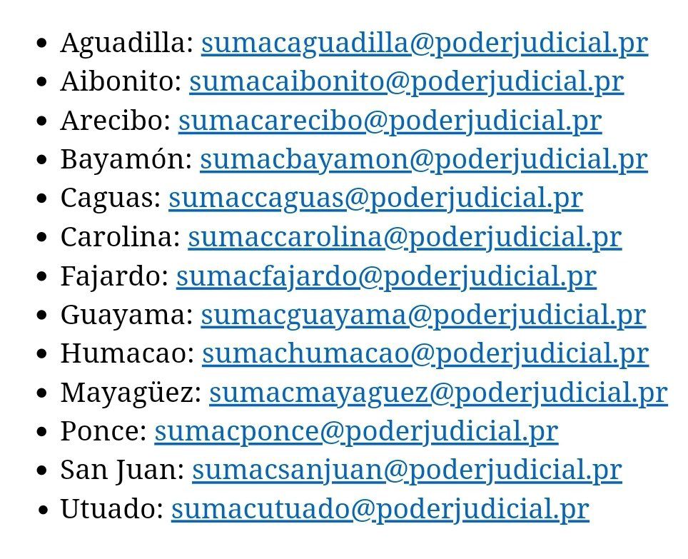 microjuris's tweet photo. 🚨El @poderjudicialpr está enfrentando problemas con algunas herramientas del Tribunal Electrónico. 

💻 Las personas que ejercen la abogacía y no puedan presentar documentos a través del SUMAC, tendrán disponible los correos electrónicos por región para remitirlos. 

#SUMAC #Tribunales #PuertoRico