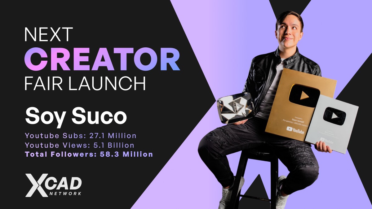 XCAD Network (@xcademyofficial) on Twitter photo The BIGGEST YouTuber in Ecuador is launching his Creator Token via a fair launch next week!
WE GO AGAIN 💪
<a href="/SoySucoToken/">SoySucoToken</a> The BIGGEST YouTuber in Ecuador is launching his Creator Token via a fair launch next week!
WE GO AGAIN 💪
<a href="/SoySucoToken/">SoySucoToken</a>
