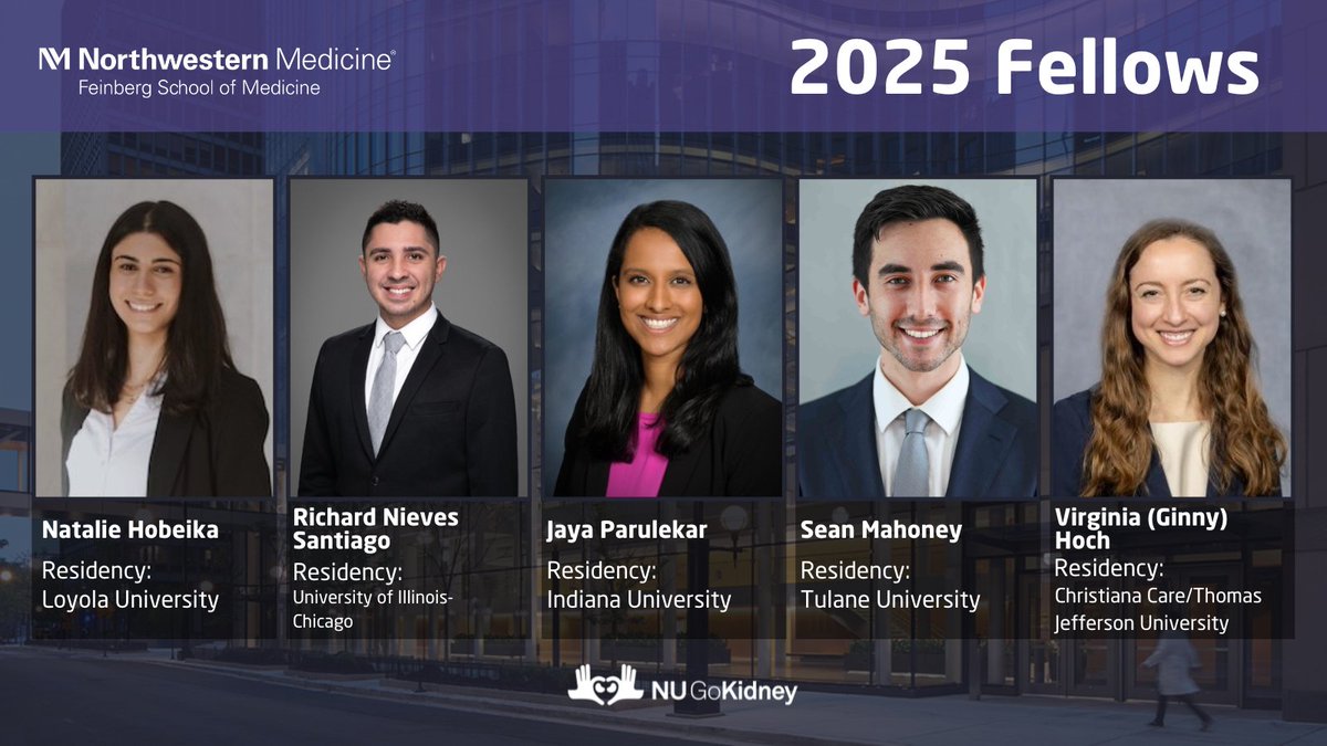 Match Day success! We are excited to welcome incoming 2025 cohort of nephrology fellows. 

#TheFutureIsBright #MatchDay #PurplePride