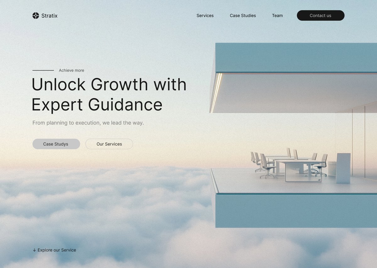 eliaxdesign's tweet image. Cloud design exploration for consulting firm 🏢