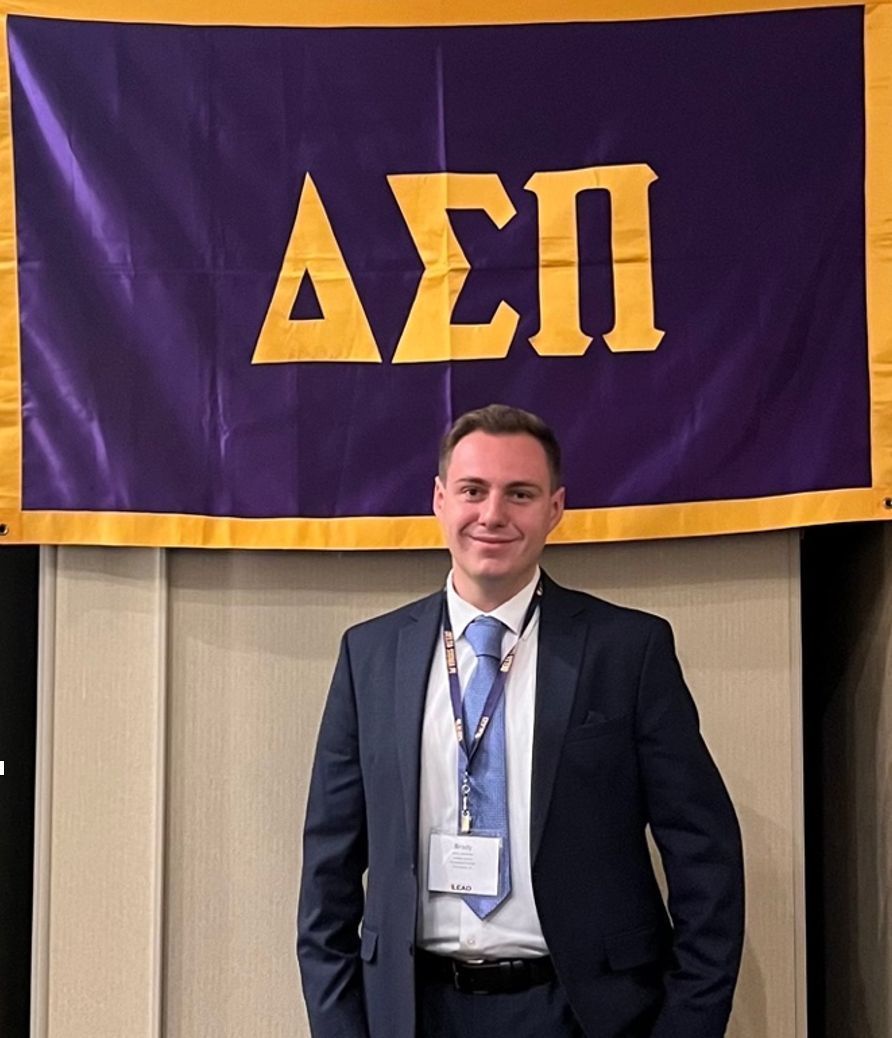 PCBizSchool's tweet image. Hear from Brady Remshak about PC Businesses&apos;s Professional Business Fraternity Delta Sigma Pi and his experience attending the DSP LEAD conference at buff.ly/41isGdN!

#DeltaSigmaPi