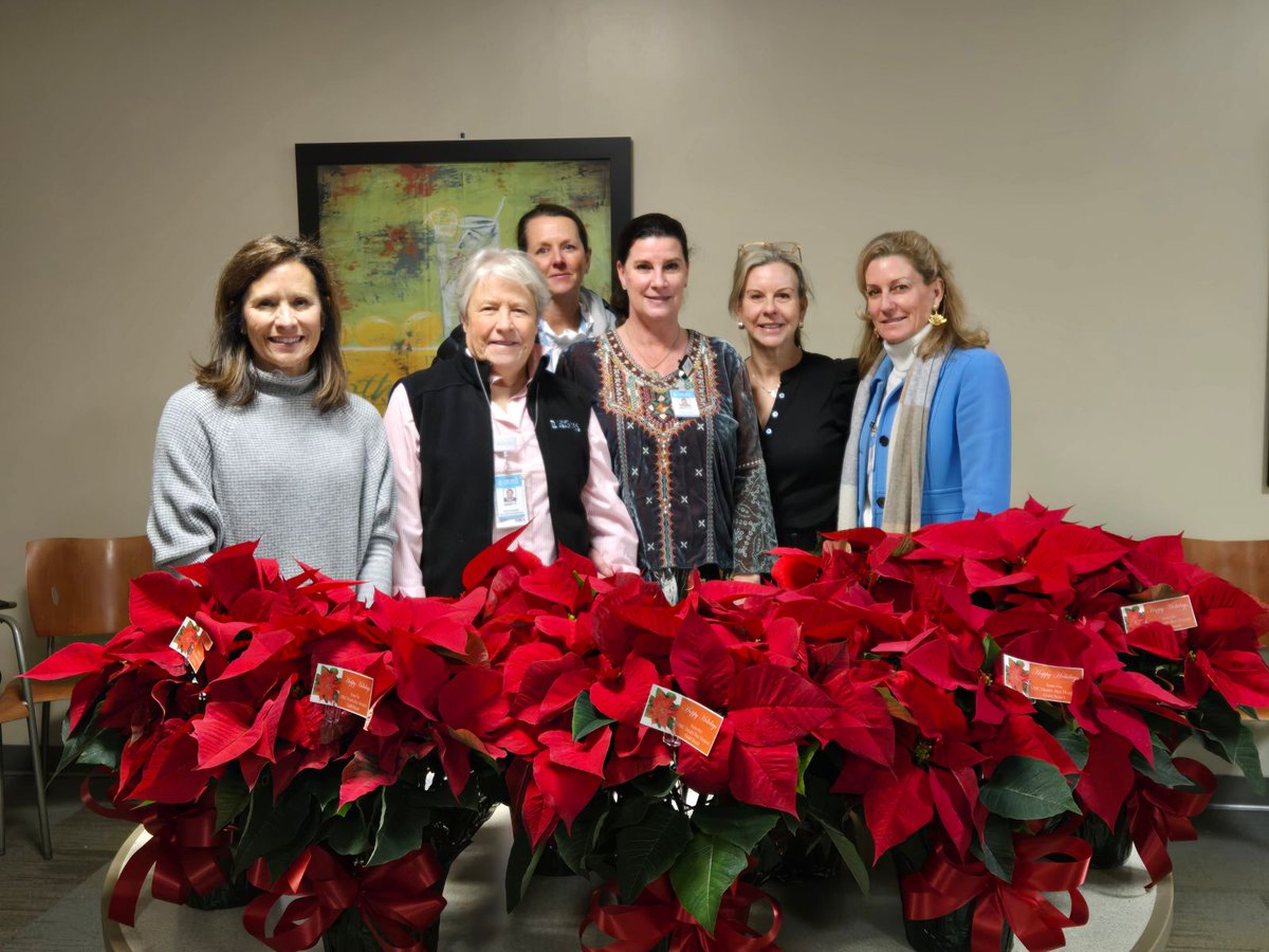 UNCHealthRex's tweet photo. Sending a huge thank you to the UNC Health Rex Guild for delivering gorgeous poinsettias to brighten our front desks and common areas throughout the hospital. 🌺✨

#OneGreatTeam #Rex #RexRocks https://t.co/nkTujNLhXd