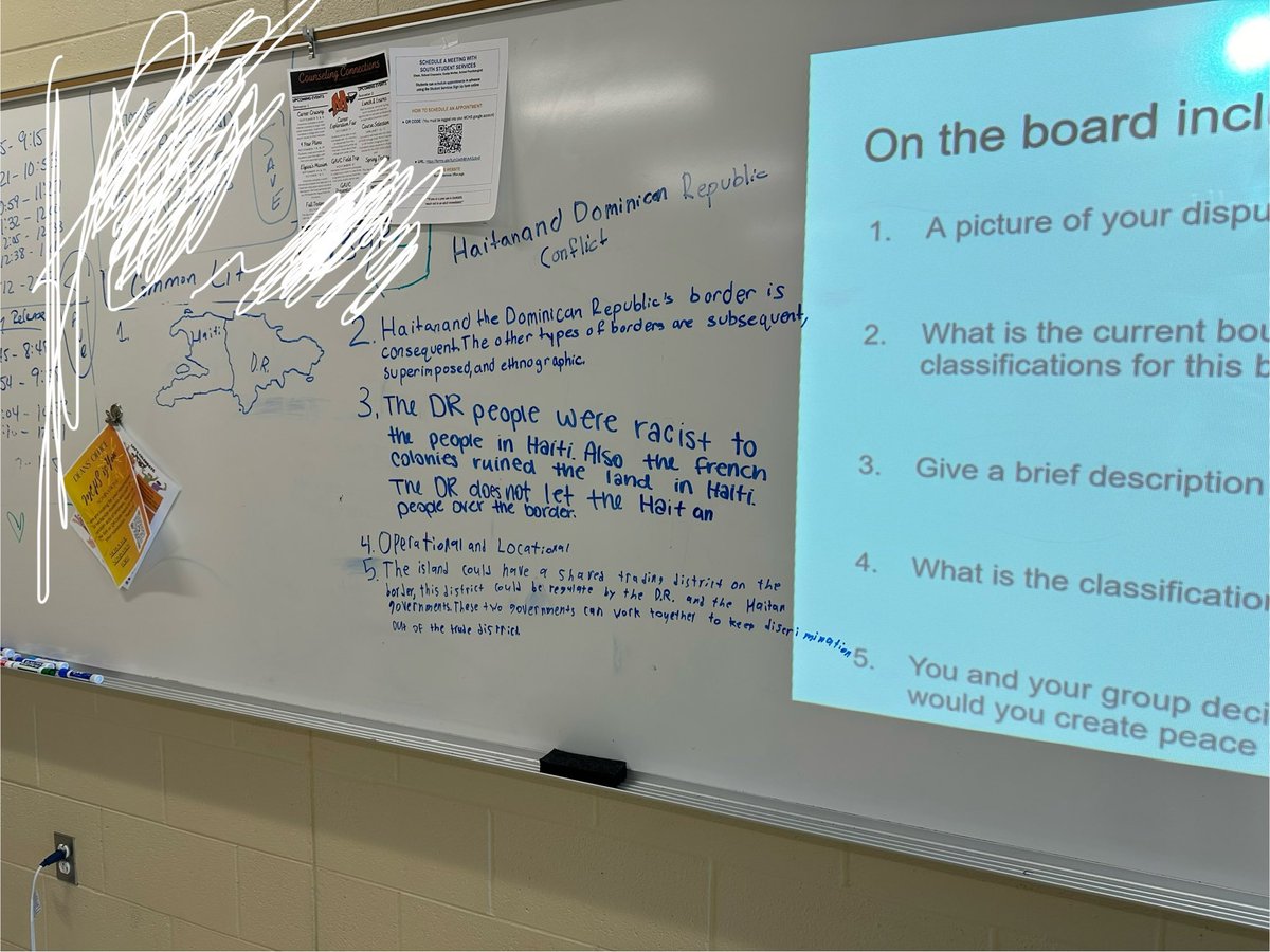 Mr_JJBell's tweet photo. Border disputes today! My students did a fantastic job with their illustrations and descriptions of the conflict. Well done! https://t.co/pqMr7GqXko