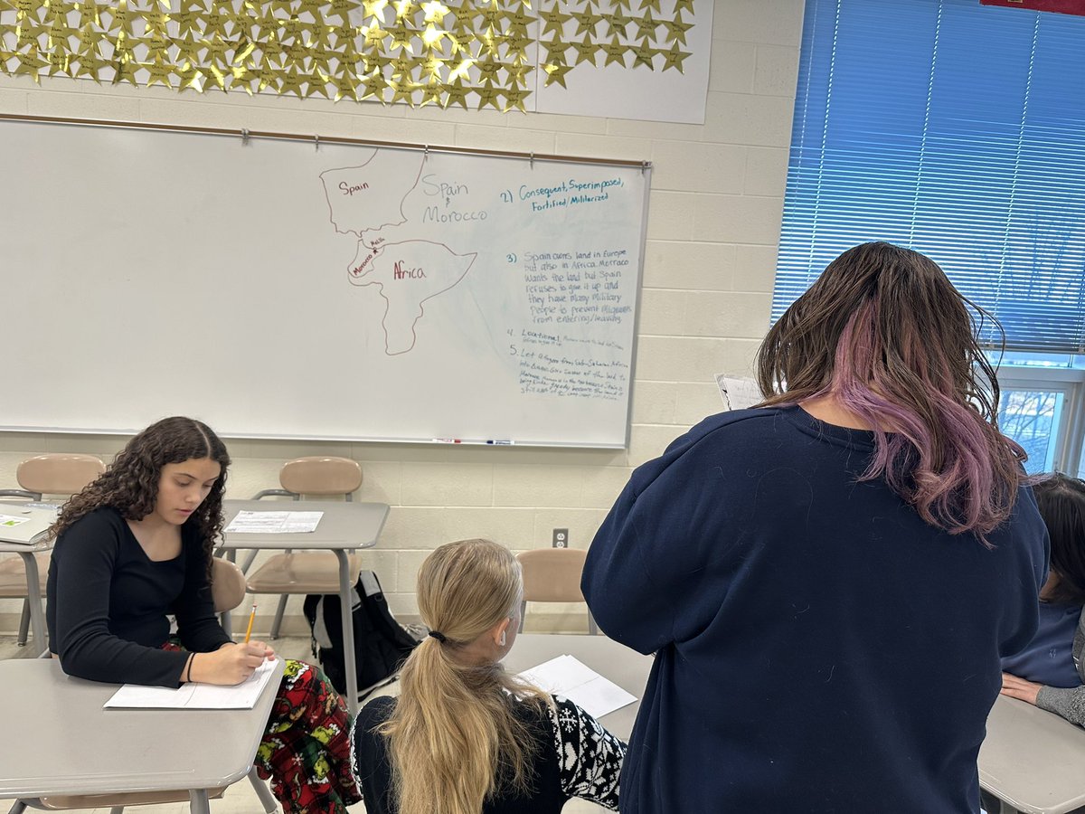 Mr_JJBell's tweet photo. Border disputes today! My students did a fantastic job with their illustrations and descriptions of the conflict. Well done! https://t.co/pqMr7GqXko