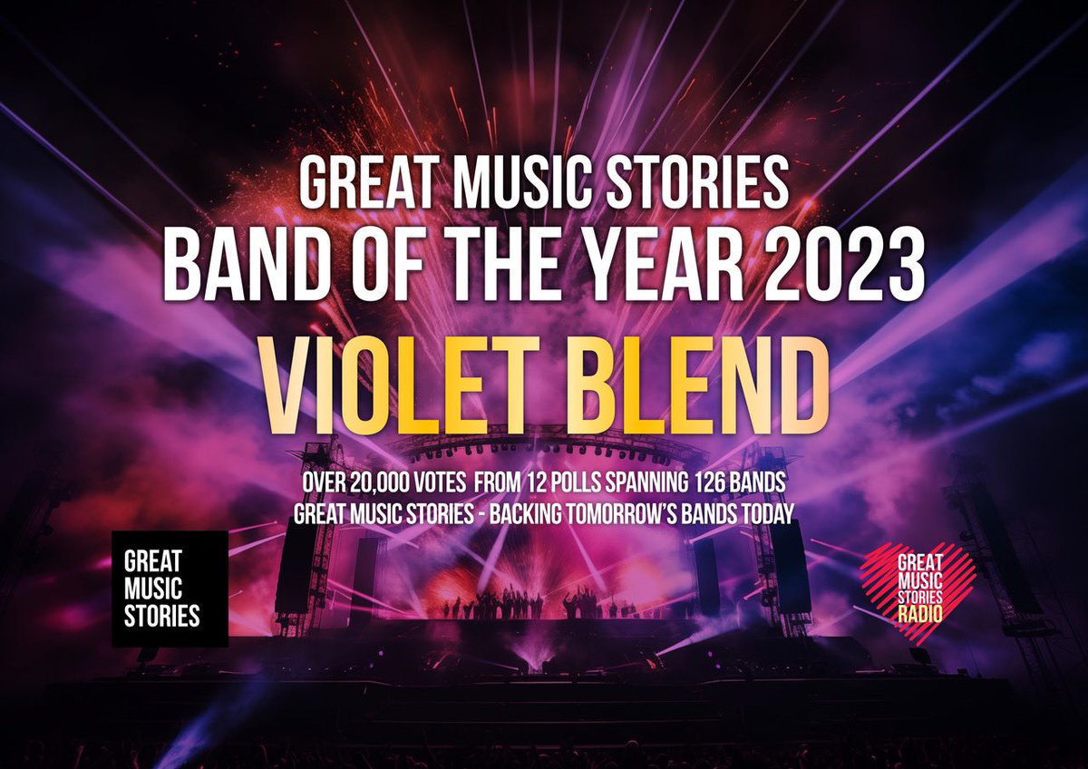 Guy B (@guyb_rockshow) on Twitter photo An hour interview repeat now with <a href="/VioletBlend/">Violet Blend</a> - our outgoing Band of the Year…. or will lightning strike twice? Find out tonight 6pm x An hour interview repeat now with <a href="/VioletBlend/">Violet Blend</a> - our outgoing Band of the Year…. or will lightning strike twice? Find out tonight 6pm x