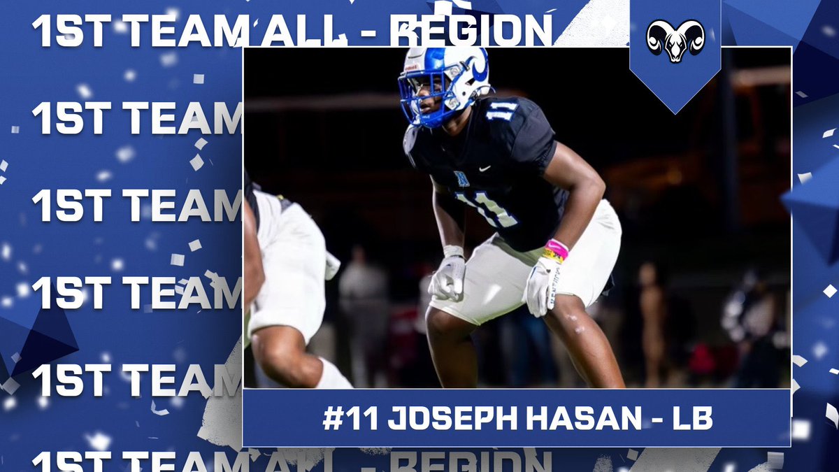 Congratulations to 2025 LB Joseph Hasan <a href="/1Luhjo__/">Joseph “JoJo“ Hasan</a> for being selected 
1st Team All-Region LB 
#NEWTONBOYZ 
#CULTURE
#OutworkEverybody 
4-6A All-Region