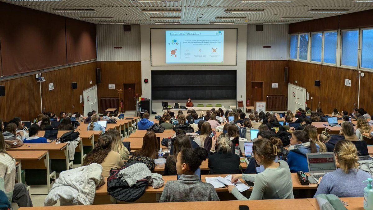 Aujourd'hui, les équipes ESEA et DAC sont intervenues auprès des 2ème année de l'Institut de Formation en Soins Infirmiers (IFSI) du <a href="/CHU_de_Poitiers/">CHU de Poitiers</a>.

➡️Parmi les thématiques abordées : 
✅Accompagnement des parcours de santé complexes
✅Paaco-Globule, notre service e-parcours