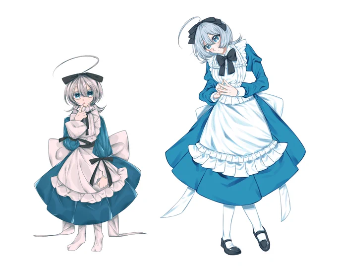 クロノスの大人if立ち絵描いた 