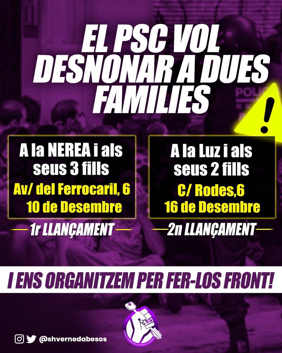 Sindicat d'Habitatge de la Verneda i el Besòs tweet media